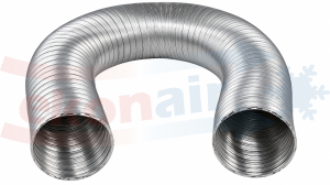 RURA WENTYLACYJNA ALUMINIUM śr. 120 mm, dł 2,7 m