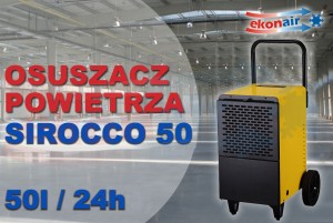 OSUSZACZ POWIETRZA SIROCCO 50 ( 50 lit./ 24 h )