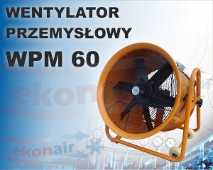 WENTYLATOR MOBILNY SSĄCY WPM 60 ( 14 400 m3/h)