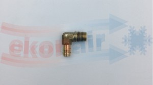 Kolanko 90° do pokrywy pompy aluminiowej "N" (gwint z jednej strony)