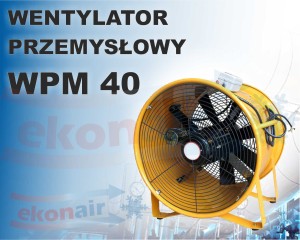 WENTYLATOR MOBILNY SSĄCY WPM 40 ( 5 760 m3/h)