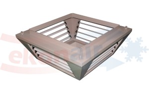 KOMORA ROZPRĘŻNA KONFUZOR 4-STRONNY( metalowy)