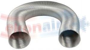 RURA WENTYLACYJNA ALUMINIUM śr. 120 mm, dł 2,7 m