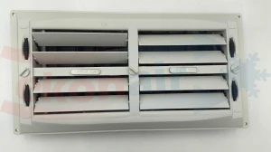 KRATKA WENTYLACYJNA PŁASKA Z PRZEPUSTNICAMI 02-F (wew.400x200mm)