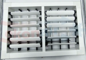 KRATKA WENTYLACYJNA SWING NORTES elektryczna (wew. 635 x 395 mm)