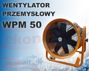 WENTYLATOR MOBILNY SSĄCY WPM 50 ( 7900 m3/h)